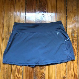 Head Tennis/Athletic Skirt, Gray, Size Medium